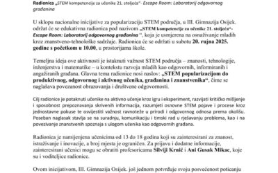 Poziv: još jedna u nizu radionica
