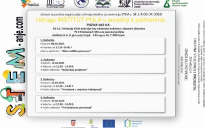 Poziv na četiri radionice u listopadu