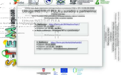 Poziv na radionice u prosincu