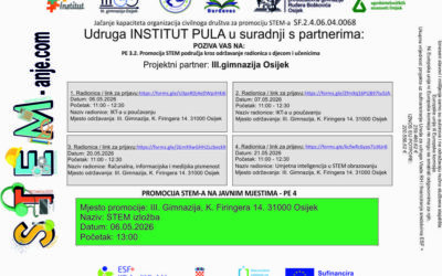 Poziv: STEM radionice u svibnju