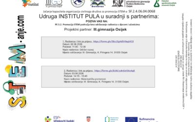 Poziv: STEM radionice u lipnju